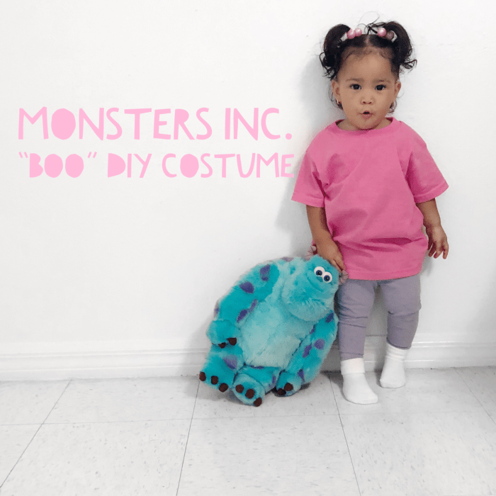 Boo monsters inc diy costume