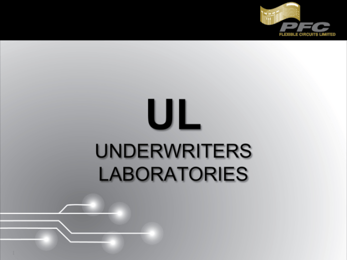 Underwriters laboratories stock price