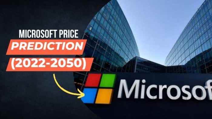 The price of microsoft stock